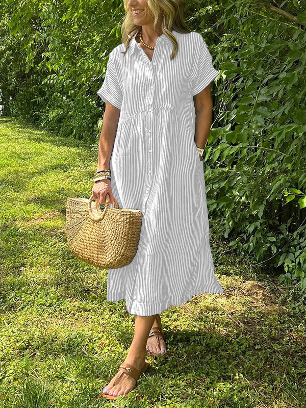 VITTORIA – Shirt Dress Elegant Casual