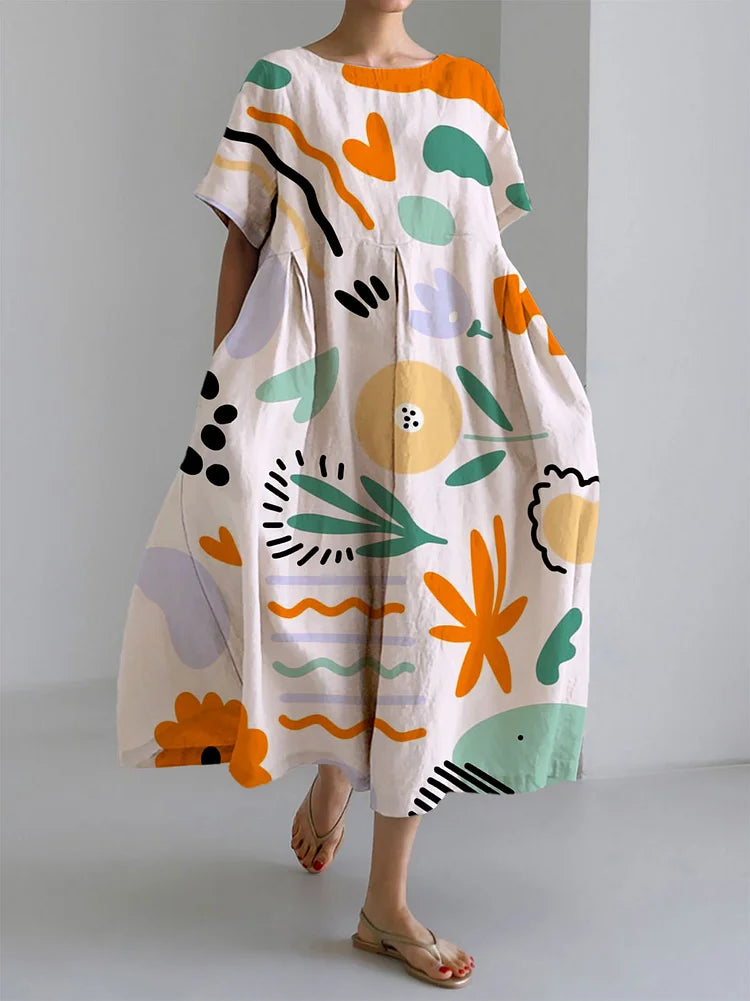 MILENA – Maxi Dress Artistic Summer