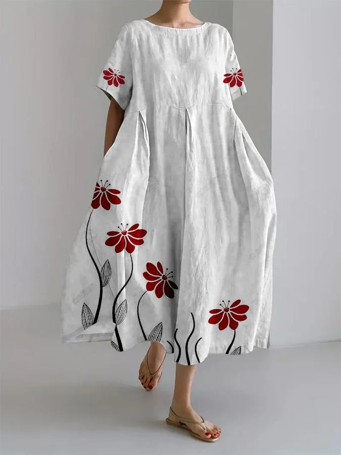 SABRINA – Maxi Dress Floral Elegant