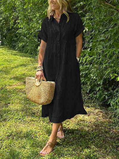 VITTORIA – Shirt Dress Elegant Casual