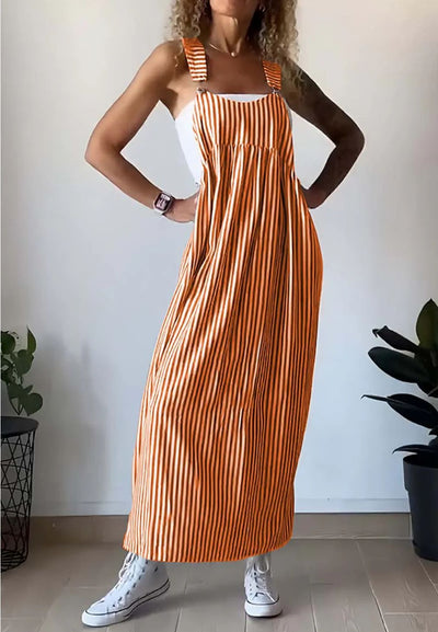 ALICE – Casual Jumpsuit with Striped Pattern