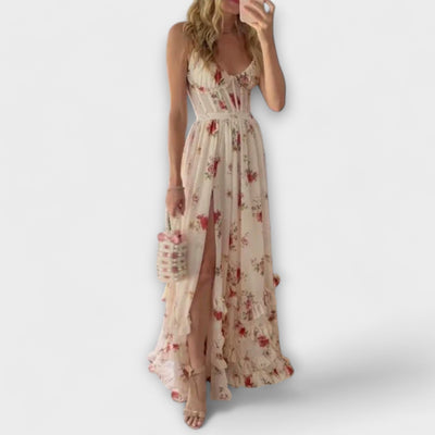 JOANA – Dress with Floral Pattern