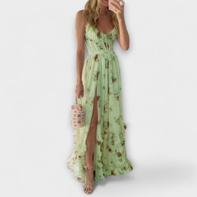 JOANA – Dress with Floral Pattern
