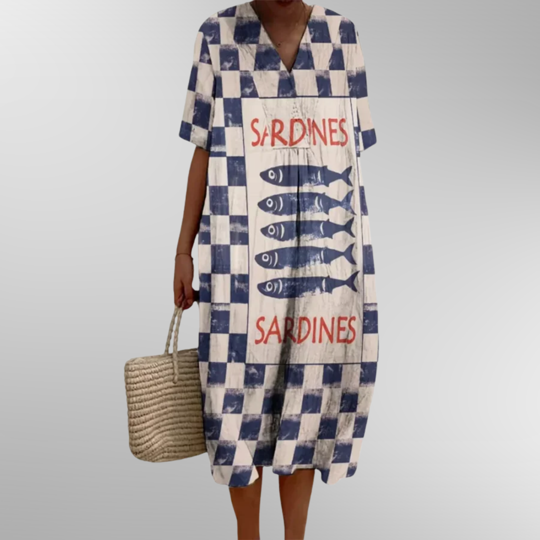 LILY – Chic Summer Dress with Checks