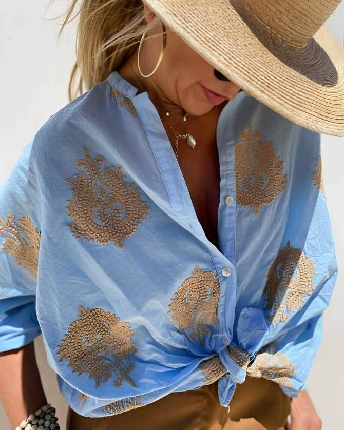 SIMONE – Stylish Blouse in Ibiza Style