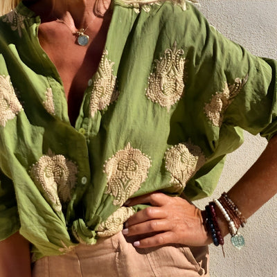 SIMONE – Stylish Blouse in Ibiza Style