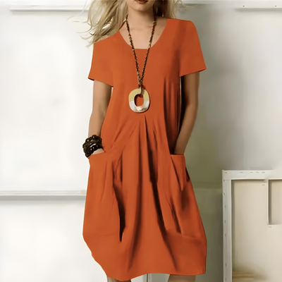 MARYAM – Elegant Dress with Belly Concealment