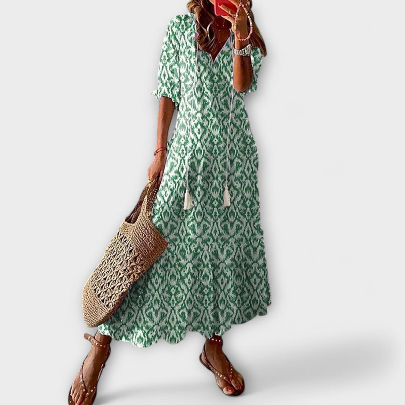 Ginabra™ | Bohemian Maxi Dress