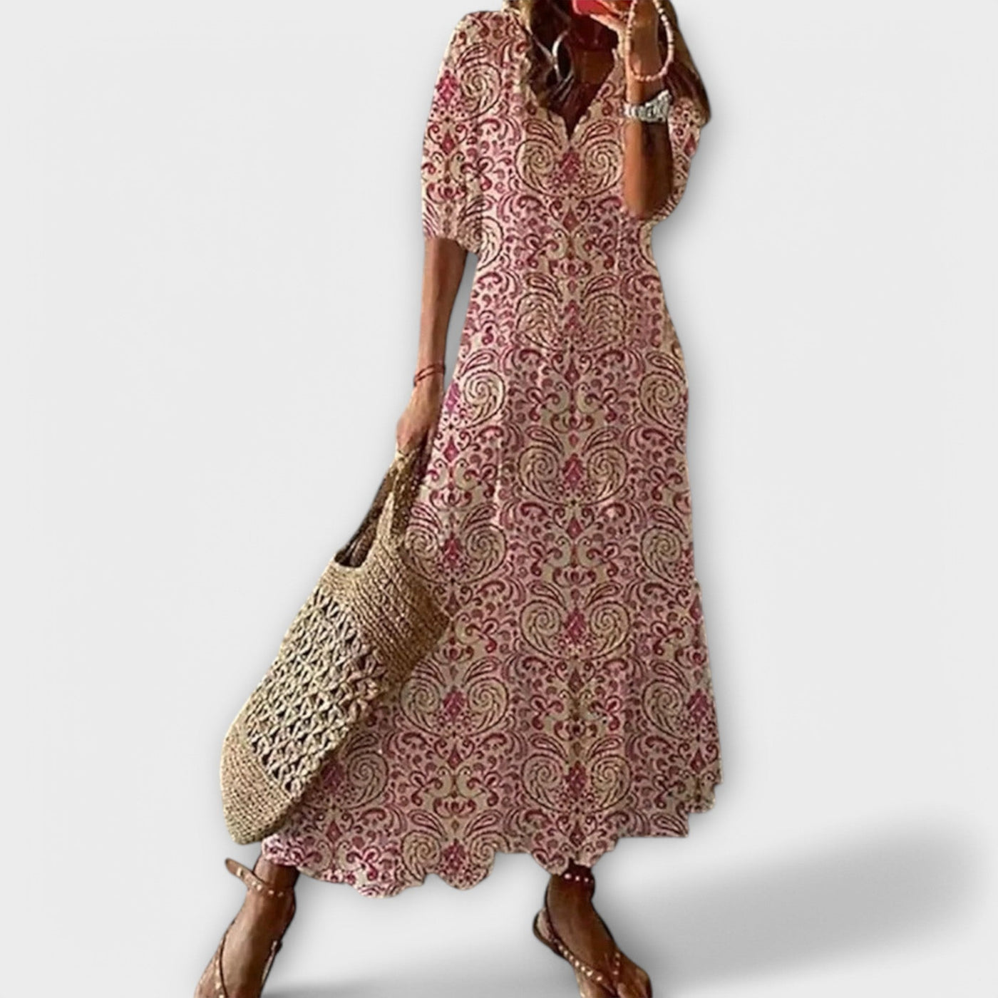 Ginabra™ | Bohemian Maxi Dress