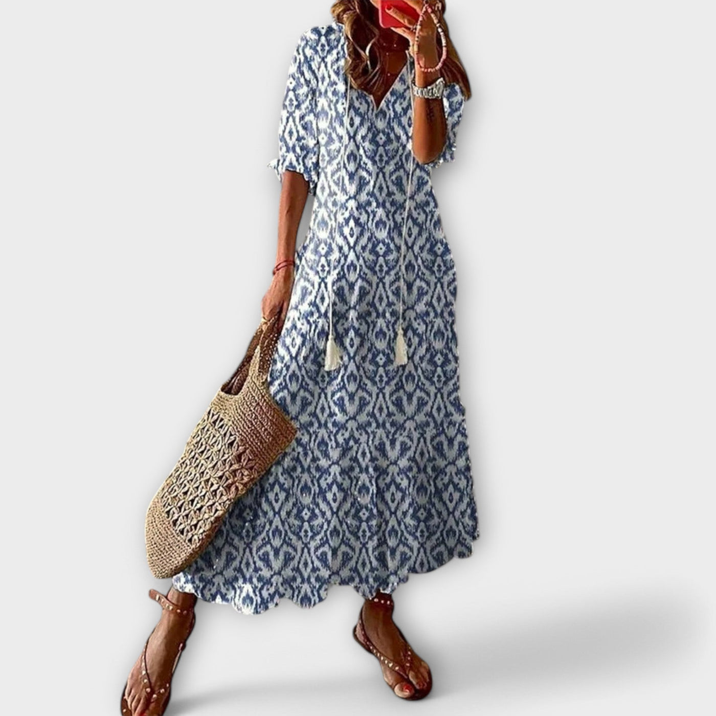 Ginabra™ | Bohemian Maxi Dress